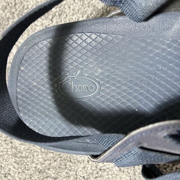 Chaco Lowdown JCH107273 Men's Sz 13 Navy Blue Outdoor Hiking Straps Sandals Used - Picture 11 of 12